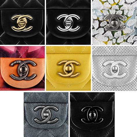 chanel clasp logo|chanel 19 flap hardware.